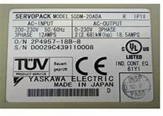 SGDM-20ADA Yaskawa Servo Antriebe Industrie Neu im Original