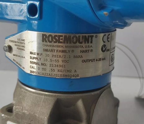 Rosemount 3051CA1A22A1JS1E8M6Q4Q8 Drucktransmitter 30PSIA/2.1BARA