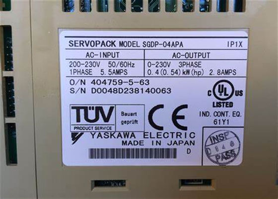 Yaskawa SGDP-04APA Wechselstrom-Servo-Antriebe Neu für die Industrie Original