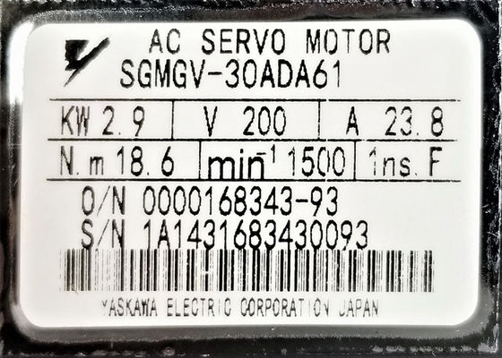 Yaskawa SGMGV-30ADA61 Wechselstrom-Servomotor komplett neu in Original-Box