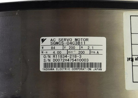 Yaskawa Industrial AC Servomotor 4Nm Ausgang SGMCS-04C3B11 Neuer