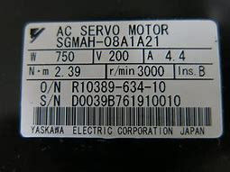 0.75kw Industrieller Servomotor SGMPH-08A1A21 Brand Neues Original