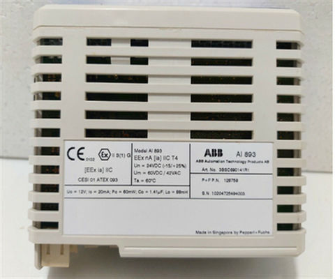AI893 3BSC690141R1 Analog-Eingangsmodule Redundante Stromversorgungsmodule