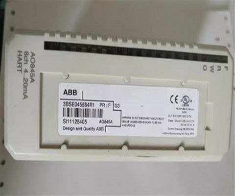 ABB 3BSE045584R1 AO845A Analog-Ausgang Redundant oder einzelne redundante Stromversorgungsmodul