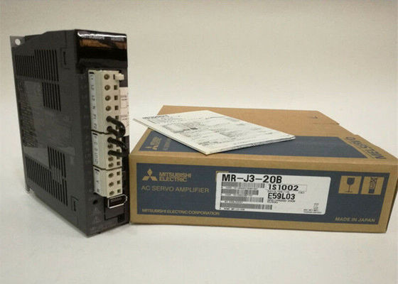 Mitsubishi Melservo MR-J3-20B Industrieller Wechselstrom-Servoantrieb 200W Ausgang 170V 1.5A Eingang 200-230V