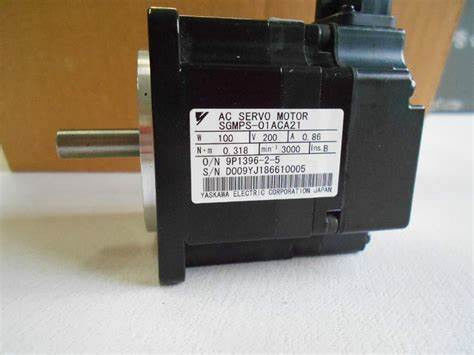 220V Wechselstrom-Servomotor Yaskawa SGMPS-01ACA21 Brand Neues Original