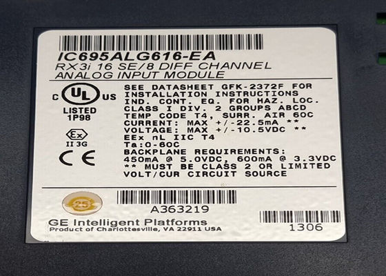 GE IC695ALG616 PACSystems RX3i Analog-Eingangsmodule, Strom/Spannung, 16/8 Kanal