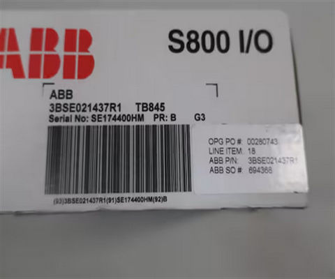 Abb 3BSE021437R1 TB845 S800 Doppelmodularbus-Auslassmodul