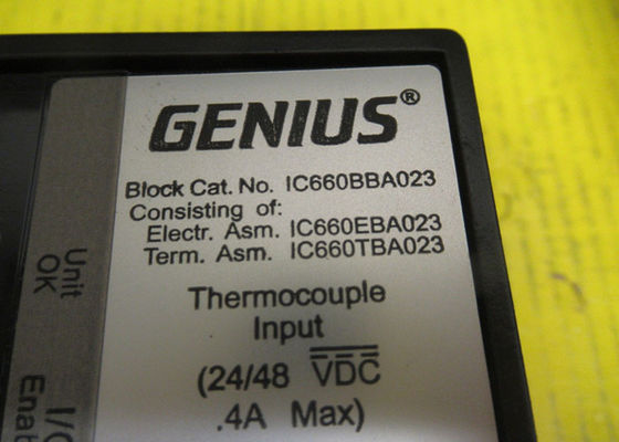 GE Fanuc IC660BBA023 6 Eingangskreise, 24 bis 48 Volt Gleichspannung der Blockleistung, -25 mV bis 150 mV Spannungsmessungen