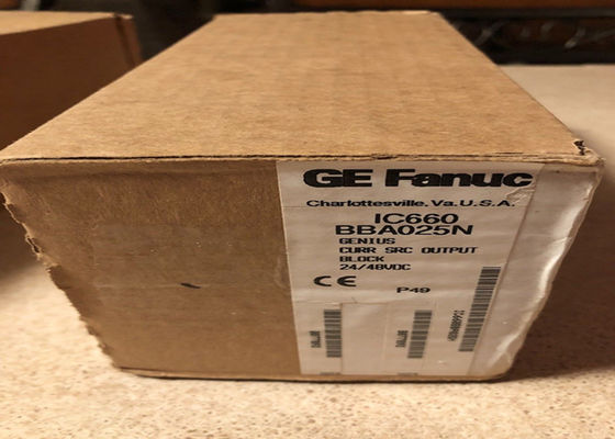 GE Fanuc GE-IP Genius I/O IC660BBA025 ist eine Block 24/48Vdc Analogstromquelle mit sechs Ausgängen