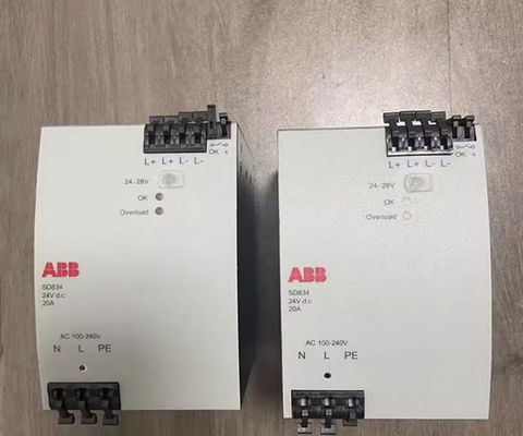 3BSC610067R1 ABB SD834 Stromversorgungsvorrichtung Redundante Stromversorgungsmodule