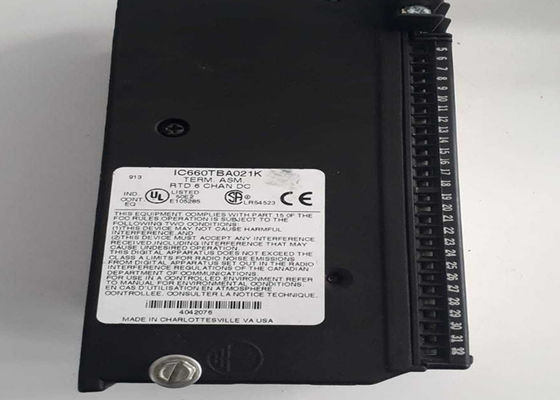 IC660TBA021 ist eine von GE Fanuc hergestellte RTD-Eingabe-Block-Terminalsammlung