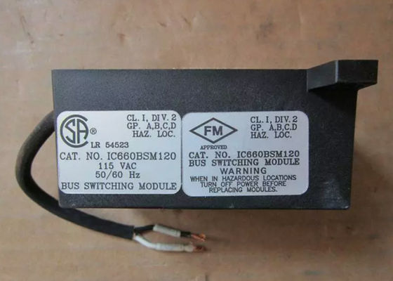 Das IC660BSM120 ist ein Genius I/O System Bus Switching Modul, das zur Verbindung von I/O-Geräten verwendet wird