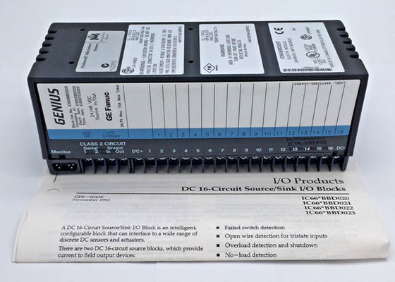 Der IC660BBD020 ist ein Genius Block I/O, zuvor von GE Fanuc unter Emerson Automation hergestellt.