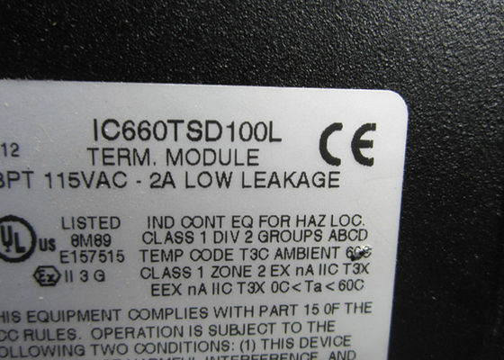Die GE Fanuc IC660TSD100 Endgeräteanlage wird von GE Fanuc hergestellt, 32 bis 140 Grad Fahrenheit
