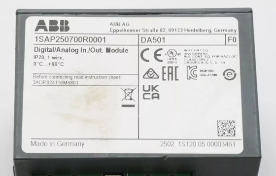 DA501 1SAP250700R0001 Digitales IO-Modul ABB Neu und Original