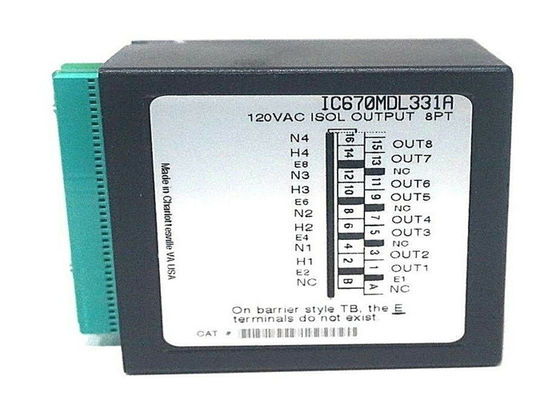 Das IC670MDL331 ist ein Feldsteuerungs-E/A-Modul, das von GE Fanuc hergestellt wird