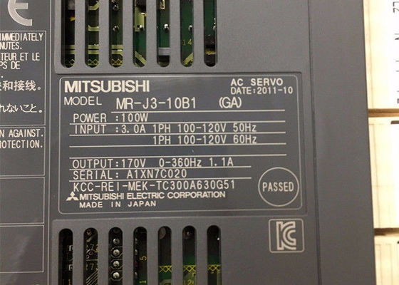 Mitsubishi Electric MELSERVO MR-J3 Serie MR-J3-10B1 Industrieller Wechselstrom-Servoantrieb Verstärker 100W