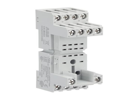 ABB CR-M4SS Standard-Steckdose für 2c/o oder 4c/o CR-M-Relais,Die CR-M4SS-Steckdose ist aus der Reihe der CR-M-Relais (Miniatur)