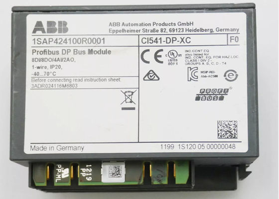 ABB CI541-DP 1SAP224100R0001 Schnittstellenmodul PROFIBUS-Sklave 4 KI: U, I, RTD
