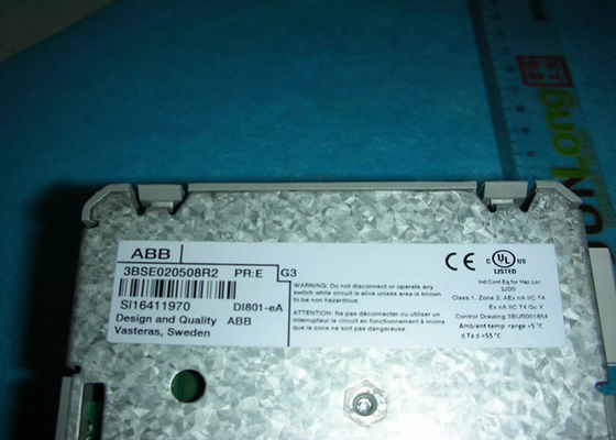 ABB 3BSE020508R2 DI801-eA Digitale Eingabe 24V 16 ch 1x16 ch, Nennisolation.50V