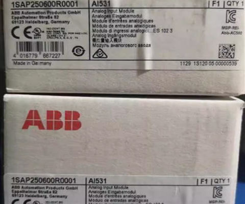 ABB 1SAP250600R0001 Analog Eingang RTD 8AI Modul AI531