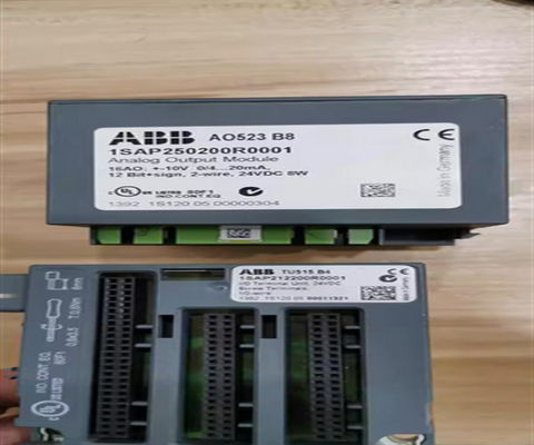 AO523 ABB - Analog-Ausgangsmodul 1SAP250200R0001 Redundante Stromversorgungsmodul