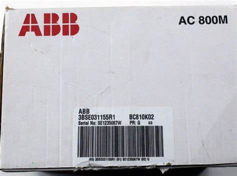 3BSE031155R1 BC810K02 Kommunikationsmodul ABB Neue Originalbox