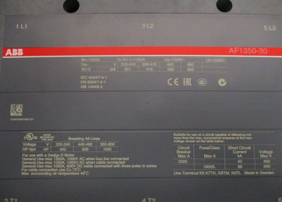 AF1350-30-22-70 100-250V 50/60Hz oder 100-250V Gleichspannungskontaktor Digitale Eingangs- und Ausgangsmodul