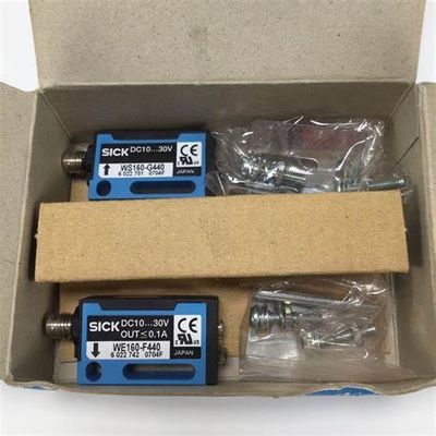 SICK WS/WE160-F440 680nm sichtbarer roter Kunststoffoptischer Sensor mit 15 mm