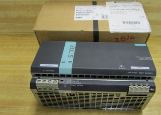 Siemens 6EP1 437 3BA00 Stromversorgung Eingang 400-500 V 3 AC Ausgang: 24 V DC/40 A Anmerkungen