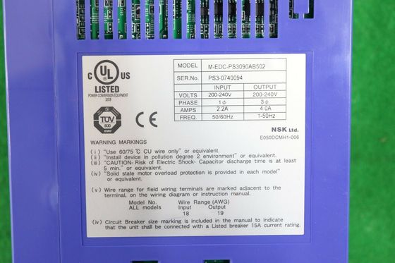 NSK M-EDC-PS3090AB502 MEDC Präzisionsservoantrieb 450W 0-15A 0-30V Gleichstrom Industrie