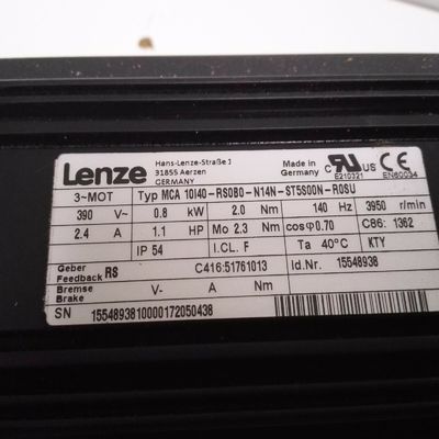 Lenz MCA 10I40- RS0B0-N14N-ST5S00N-R0SU 1.4751242 LB-FT Drehmoment