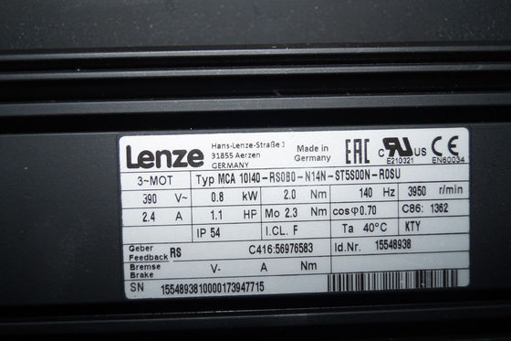 Lenz MCA 10I40- RS0B0-N14N-ST5S00N-R0SU 1.4751242 LB-FT Drehmoment