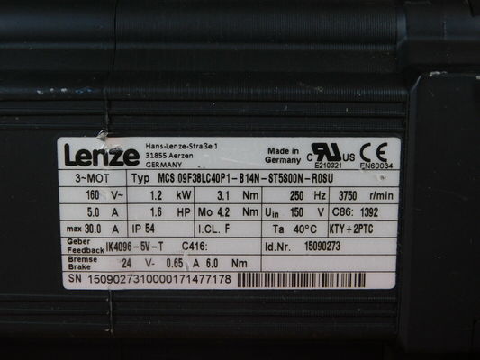 LENZE MCS 09F38LC40P1-B14N-ST5S00N-R0SU Versorgungsspannung 399