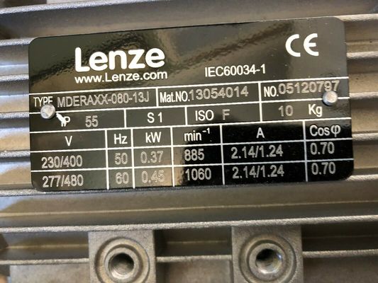 LENZE MDERAXX-080-13J Nennstrom 1,5 A Industrie-Servoantriebe