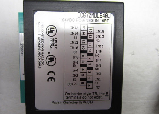 Das IC670MDL640 ist ein 16-Punkte-diskretes Eingangsmodul aus der Feldsteuerungsreihe von GE Fanuc