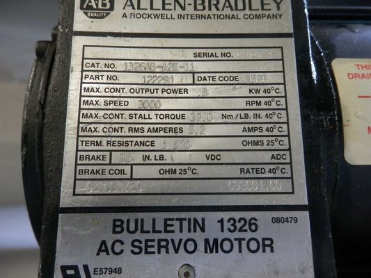 AB 1326AB-A1G-11 SERV MTR 16-IN-LB 5K-RPM STD INCH für industrielle Anwendungen