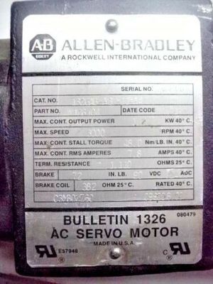 Höchstgrenzschalter AB 1326AB-A3E-11-A4 SERV MTR 48IN-LB 3K-RPM