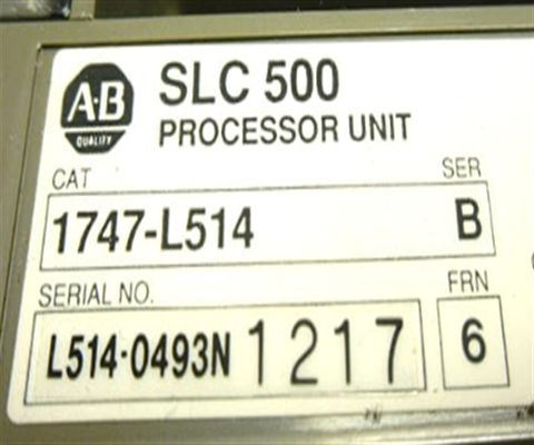 1747-L514 Prozessor Kommunikationsoberfläche Allen-Bradley Signalbereich 4 - 20mA