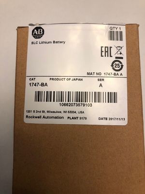 Kompakter Entwurf AB 1747-BA CompactLogix 3V Batterie für eine einfache Installation