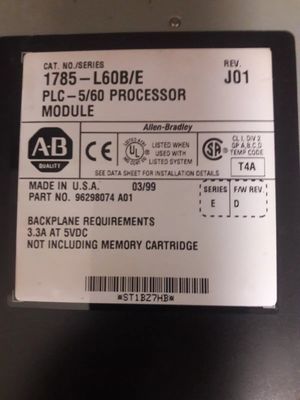 Allen-Bradley 1785-L60BE Verbesserte PLC-5 Programmierbare Steuerungen