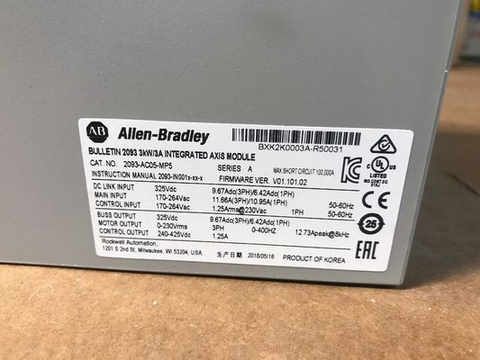 ALLEN-BRADLEY 2093-AC05-MP5 Kinetix 2000 integrierte Achsenmodule und Achsenmodule