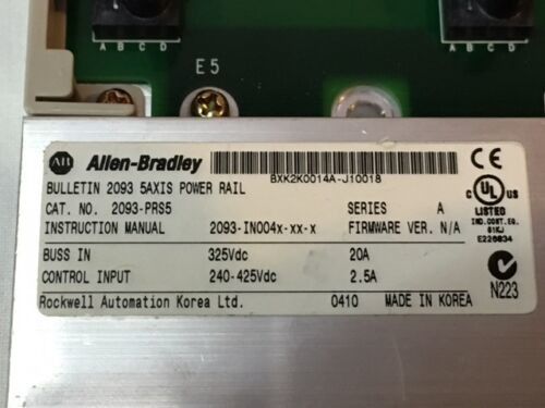 Allein-Bradley 2093-PRS5 KINETIX 2000 SERVO POWER RAIL 5 Schlitze