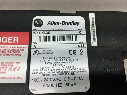 Allene-Bradley 2711-K6C5 PanelView Standardterminalspezifikationen