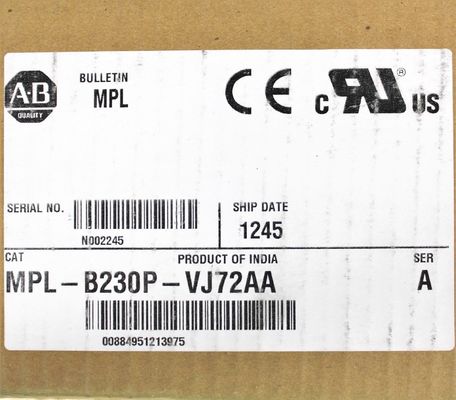 Allein-Bradley MPL-B230P-VJ72AA MPL-Serie MPL 480V Wechselstrom-Rotationsservomotor