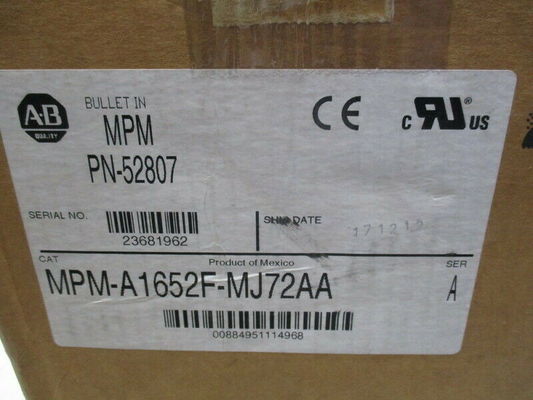 Allein-Bradley MPM-A1652F-MJ72AA MPM-Serie MPM 240V Wechselstrom-Rotationsservomotor