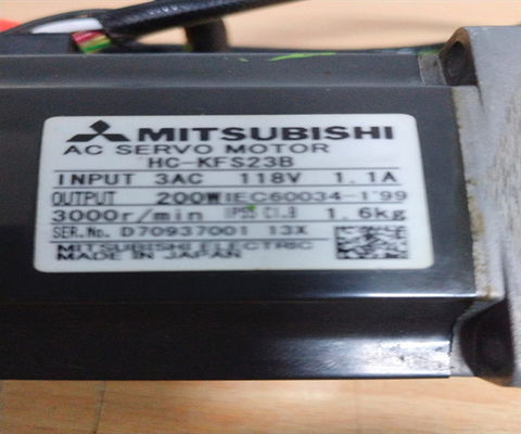 Mitsubishi HC-KFS23B Wechselstrom-Servomotor Wechselstrom-Servomplifier