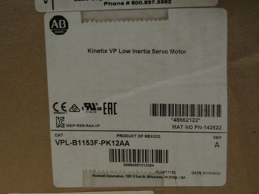 Allein-Bradley VPL-B1153E-PJ12AA Kinetix VP Niedrigträglichkeitsservomotor