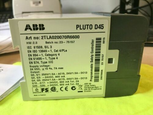 ABB 2TLA020070R6600 Pluto D45 Hilfskontaktkern Schaltkreislaufbrecher der Serie S200
